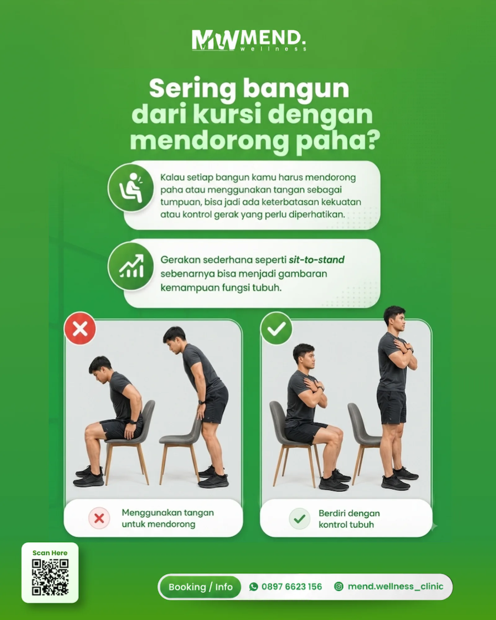 Sulit Berdiri dari Kursi Tanpa Mendorong Paha? Ini yang Perlu Diperhatikan