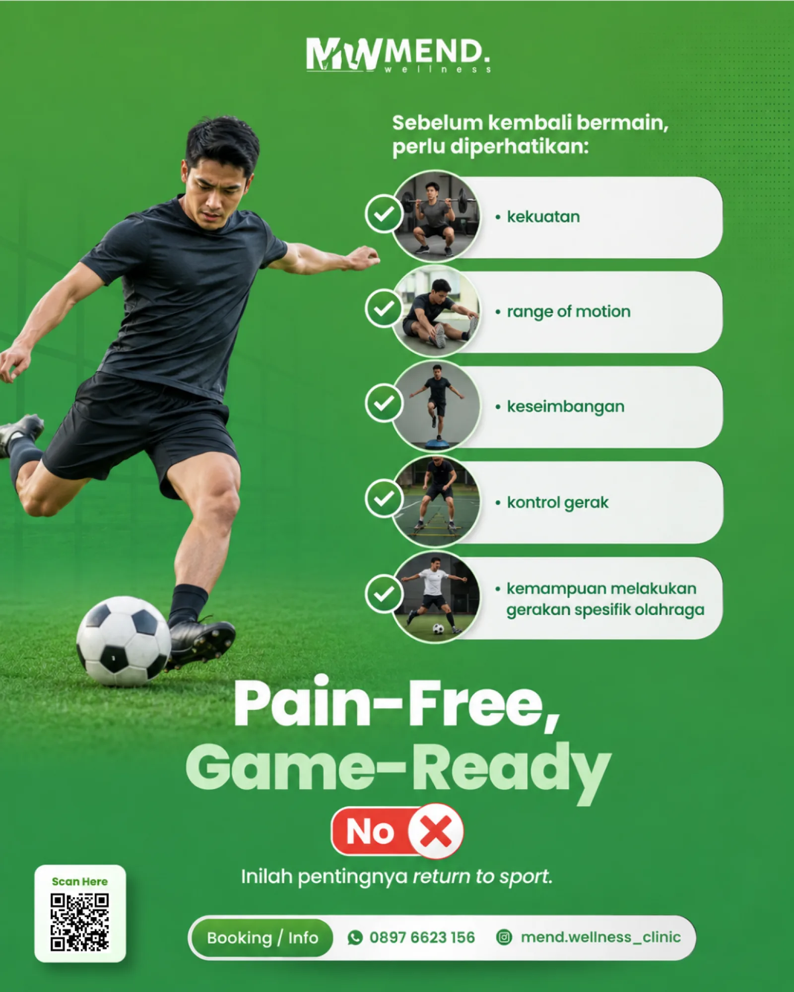 Sudah Tidak Nyeri, Apakah Aman Kembali Olahraga Setelah Cedera?