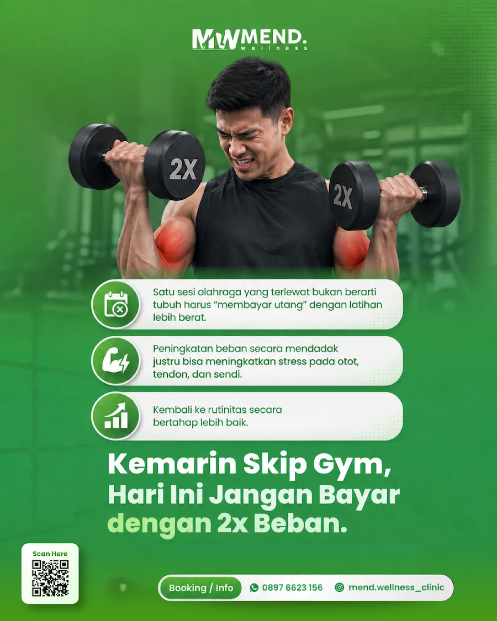 Kembali Olahraga Setelah Lama Berhenti? Jangan Langsung Latihan Berat